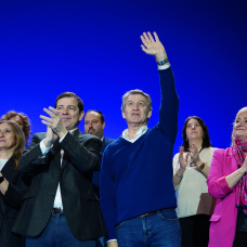 El presidente del PP, Alberto Núñez Feijóo, presenta la candidatura del partido para las elecciones del 15M encabezada por Alfonso Fernández Mañueco.