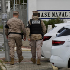 Imagen de la base militar de Rota, este pasado 4 de marzo