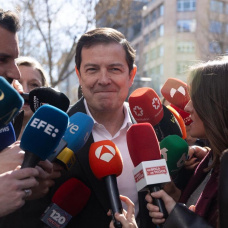 El presidente en funciones de la Junta de Castilla y León, Alfonso Fernández Mañueco,