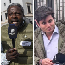 Bertrand Ndongo, Vito Quiles y Gabriel Rufián