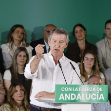El presidente del PP, Alberto Núñez Feijóo