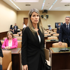 La periodista Maribel Vilaplana comparece ante la Comisión de Investigación sobre la dana, en el Congreso de los Diputados.