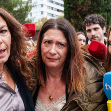 Leire Díez, en  los juzgados de Plaza de Castilla para declarar por el caso ‘Leire’,