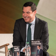 El presidente de la Junta de Andalucía, Juanma Moreno