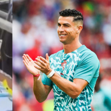 Andrés Mieles y Cristiano Ronaldo.