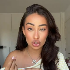 Marina Rivers en un comunicado de TikTok