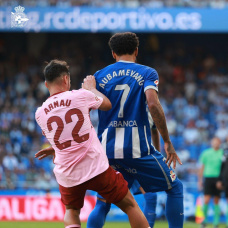 Imagen del partido que enfrentó al Valencia contra el Deportivo de la Coruña