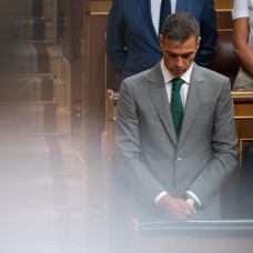 El presidente del Gobierno, Pedro Sánchez, en el Congreso de los Diputados