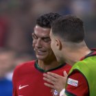 Cristiano Ronaldo, llorando después de fallar un penalti ante Oblak.