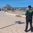 Agente de la Guardia Civil en Xàbia