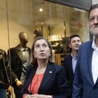 Rajoy paseaba junto a Pastor por el centro de Pontevedra cuando fue agredido.