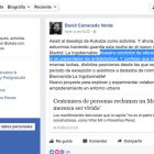 El mensaje del diputado José David Carracedo en su Facebook anticipando lo que iban a hacer.