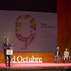 El alcalde Carlos González durante su intervención.