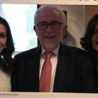 Rosana Belenguer, Francisco Pérez Puche y Ana Talens, los tres premiados de la noche