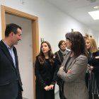 Carlos González en la inauguración del nuevo centro para enfermos mentales.