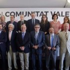 El Consell con los miembros del Consejo Consultivo I+D+i, ayer en Alicante