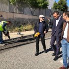 Visita del alcalde Carlos González al polígono de Carrús.