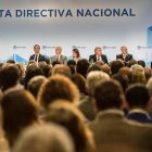 Rajoy se dirige a la Junta Directiva Nacional del PP.