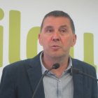 Otegi, el pasado mes de junio, en la sede de Bildu