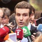 Pablo Casado, este lunes.