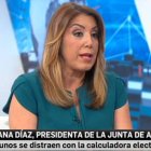 Susana Díaz, en aquella entrevista de Canal Sur.