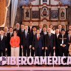 La fotografía oficial de la XXVI Cumbre Iberoamericana.