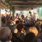 Pablo Casado, en la terraza del Ateneo Mercantil de Valencia