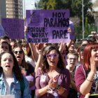 Protesta feminista contra Casado