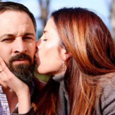 Santiago Abascal y su mujer, Lidia Bedman.