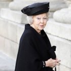 Beatriz de Holanda acudió al funeral por la Infanta Pilar.