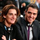 La ministra Ribera y el presidente Sánchez