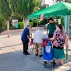 Mesa electoral contra la monarquía en Burjassot.