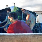 Imatge dels dos murals afegits que ja es poden veure al municipi - AJUNTAMENT ALCÚDIA DE CRESPINS