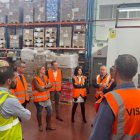 Visita de  Mari Carmen de España al área industrial del Pla de la Vallonga