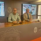 Manuel Villar y Antonio Manresa, portavoces en rueda de prensa de la Junta de Gobierno