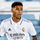 El jugador del Castilla, Vinicius Tobias.