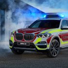 BMW X3 xDrive20d como vehículo del servicio de bomberos