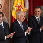 Pedro Sánchez y Cándido Conde-Pumpido