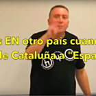 El vídeo que ridiculiza al independentista profesor.