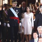 Los Reyes en el Congreso durante el solemne acto de su Coronación