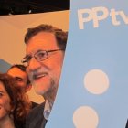 Rajoy, en el último Congreso Nacional del PP, el mes de febrero pasado (EP)