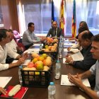 Javier Berenguer, junto al alcalde de Elche y otros responsables políticos de la Vega Baja.