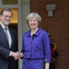 Rajoy y May, en unos de sus encuentros