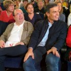 Sánchez e Iceta, el pasado 23 de septiembre en Badalona