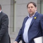 Oriol Junqueras, el día en que declaró ante la juez Lamela en la Audiencia Nacional.