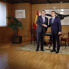 Rajoy y Rivera, en agosto de 2016