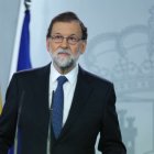 Rajoy, en Moncloa, el pasado 1 de octubre