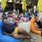 Ramón Garcerá, Jorge González, Jorge Rado y Carlos Mengot en Maui Beach