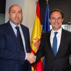 Alejandro Soler, presidente del SEPES, junto al concejal de Fomento Carlos Castillo.