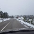 Nevada espectacular en la Sierra albaceteña de Alcaraz, que con el deshielo irá a parar al Segura.